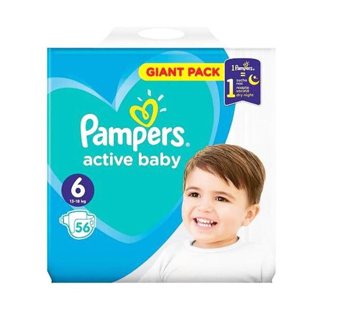 Pampers nr 6 x 56 buc