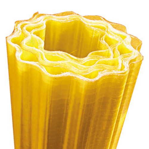 Acoperitori rasini polimerice - Acoperis ondulat din fibra de sticla, galben, lungime 40 m, latime 2 m, 80 m2/rola, profiline.ro
