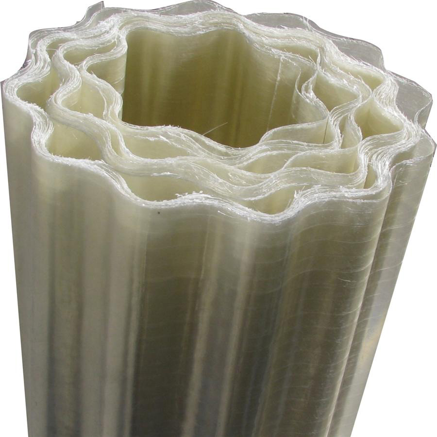 Acoperitori rasini polimerice - Acoperis ondulat din fibra de sticla, incolor, lungime 40 m, latime 1 m, 40 m2/rola, profiline.ro