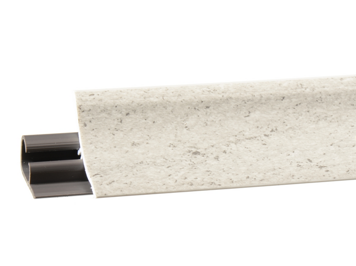 Plinte blat bucatarie - Plinta blat bucatarie, PVC, PP231-0-6001, grey granite, 3000 x 23 x 23 mm, profiline.ro