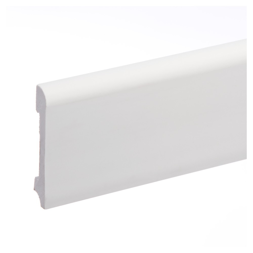 Plinte Compactpolimer Elegance - Plinta parchet compactpolimer Elegance, PC-LPC-011, alb, 2440 x 78 x 13 mm, profiline.ro