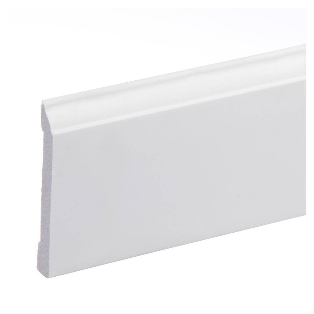 Plinte Compactpolimer Elegance - Plinta parchet compactpolimer Elegance, PC-LPC-015, alb, 2440 x 81 x 11 mm, profiline.ro