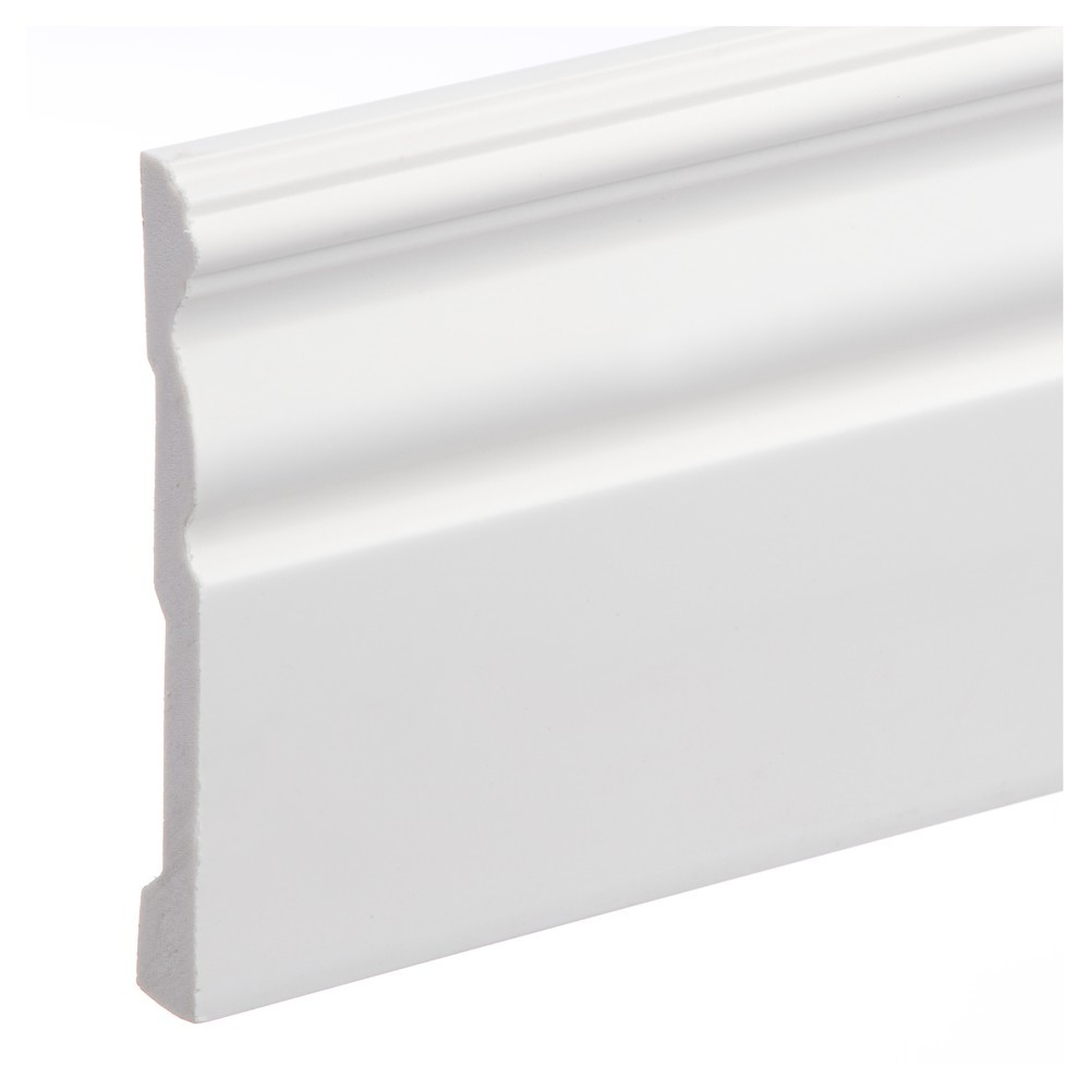 Plinte Compactpolimer Elegance - Plinta parchet compactpolimer Elegance, PC-LPC-09, alb, 2440 x 119 x 15 mm, profiline.ro