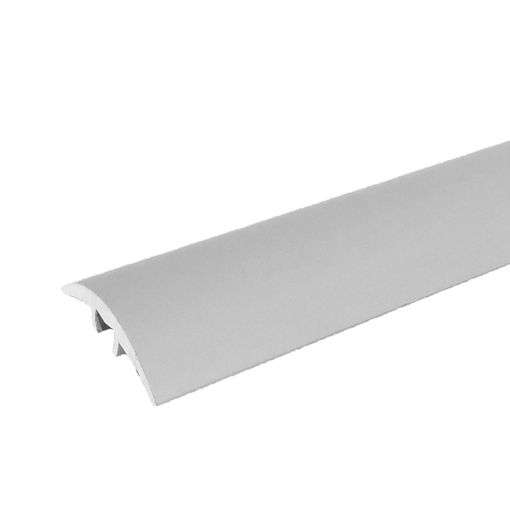 Profile de trecere - Profil aluminiu de trecere, cu surub ascuns, PM03781BD, argintiu satin, 900 x 50 mm, profiline.ro