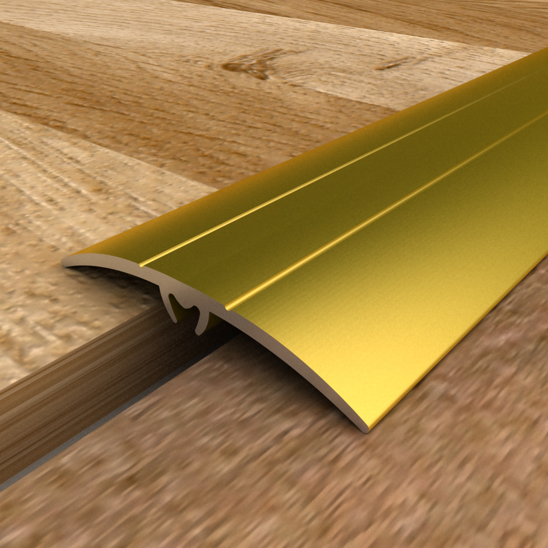 Profile de trecere - Profil aluminiu de trecere, cu surub ascuns, PM51942, auriu, 900 x 35 mm, profiline.ro