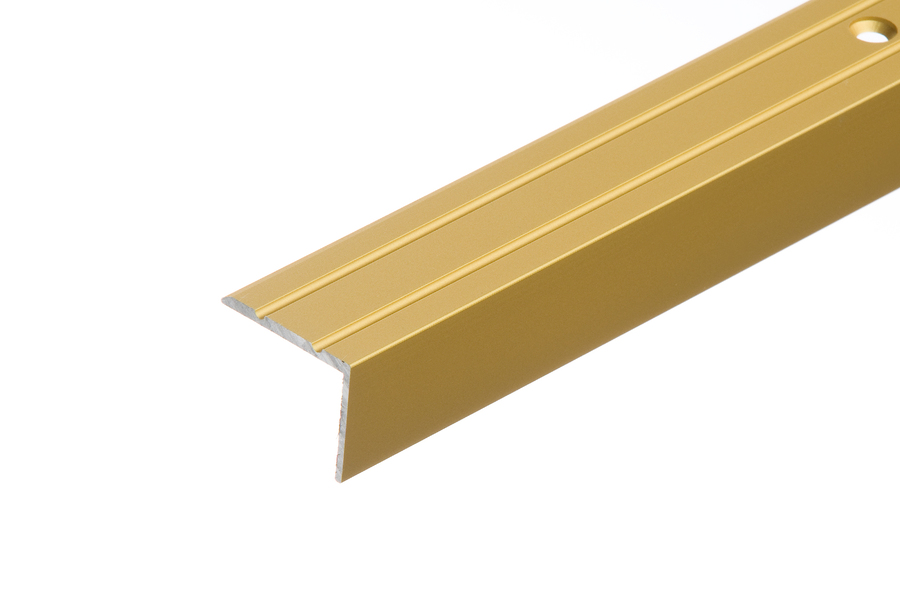 Profile treapta - Profil aluminiu pentru treapta, PM3282, auriu, 900 x 25 x 20 mm, profiline.ro