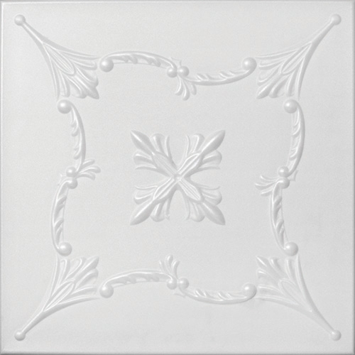 Tavane decorative - Tavan fals decorativ, polistiren extrudat, model 72, alb, 50 x 50 x 0.3 cm, 24m2/cutie, profiline.ro