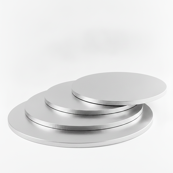 Baze rotunde - Baza rotunda argintie &oslash;24cm x h1.2cm , 5buc/set, profipacking.ro
