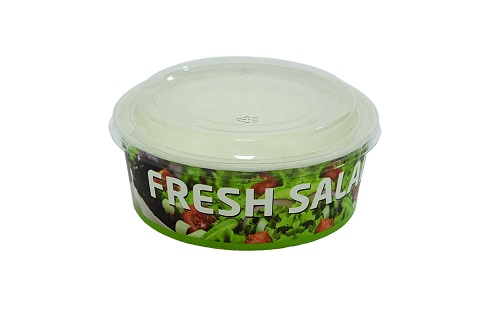 Boluri pentru salata - Bol carton salata 1150ml 25buc/set, profipacking.ro