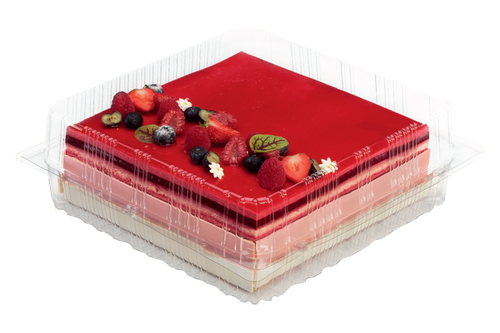 Caserole pentru tort si prajituri - Caserola prajituri 27x27x10cm 55buc/set, profipacking.ro