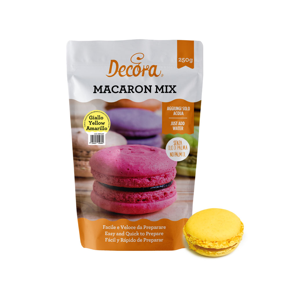 Premixuri - Mix pentru macarons galben 250gr, profipacking.ro