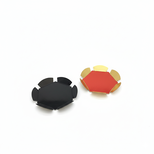 suport gantere hexagonale Monoportii hexagonale aurii/negre cu margine 7 cm 200buc/set