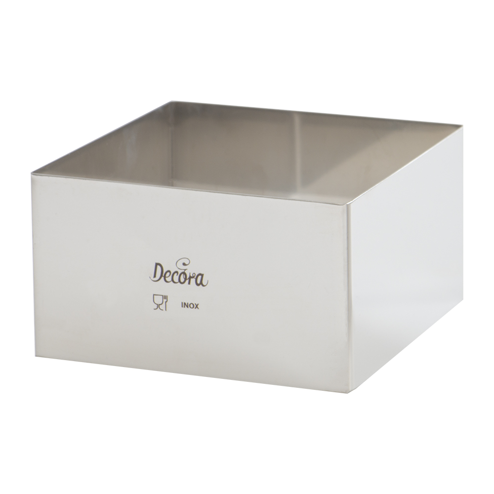 Rame inox - Rama inox patrata 26x26cm h 6 cm, profipacking.ro