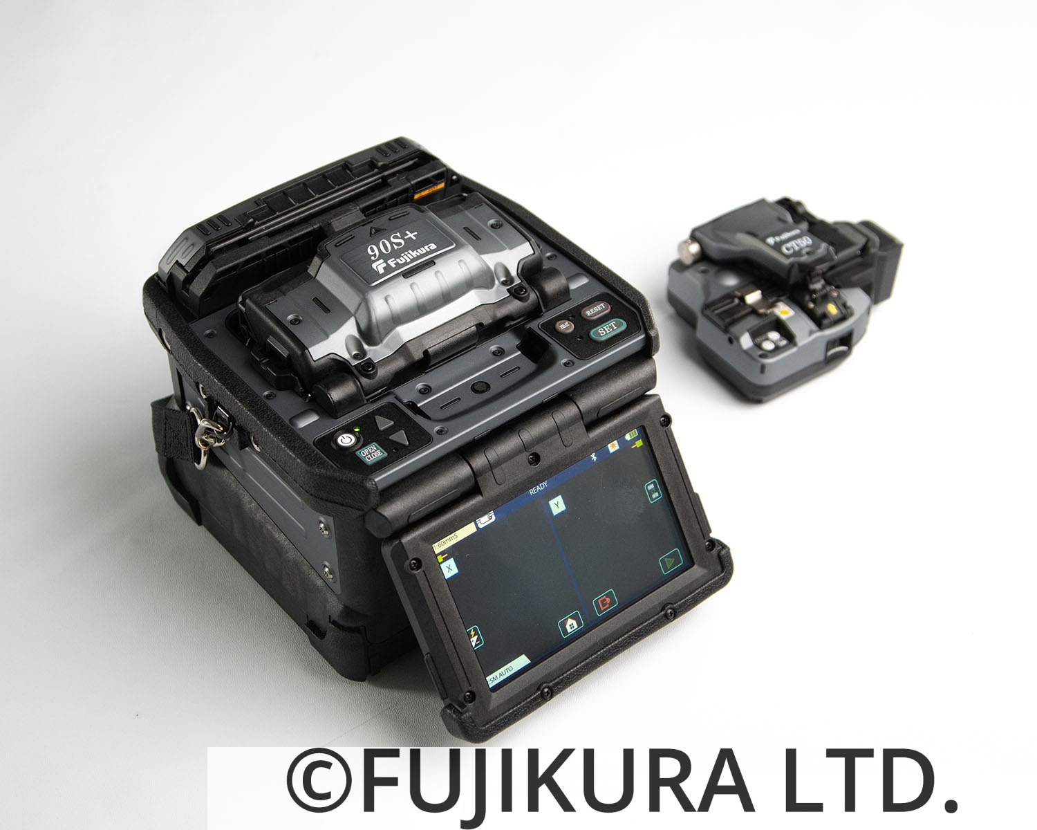 Immersion Man waterproof Aparat de sudura fibra optica Fujikura 90S+ & Cleaver CT50