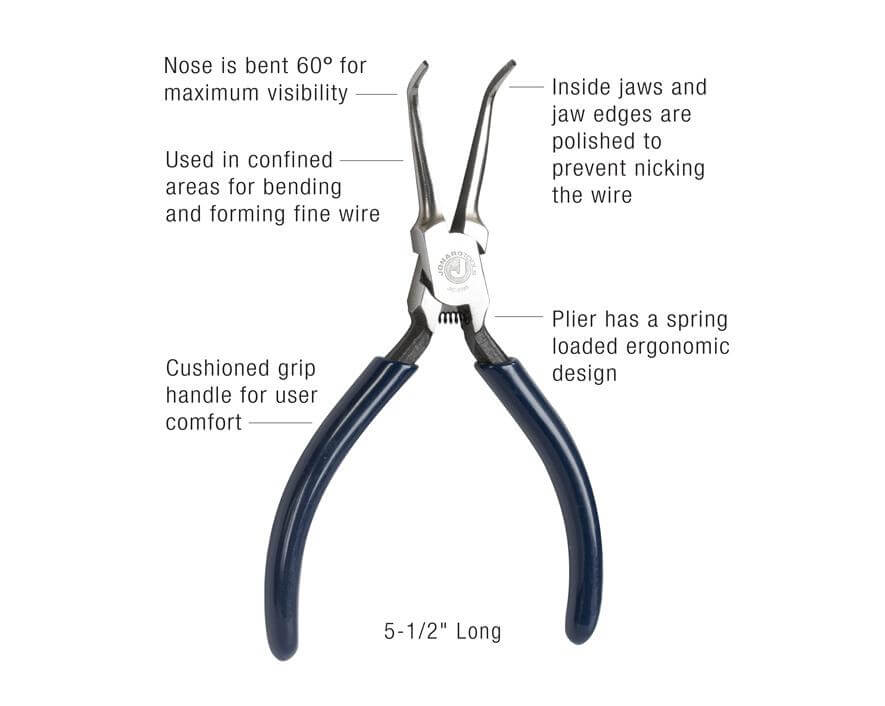 Curved Needle Nose Plier