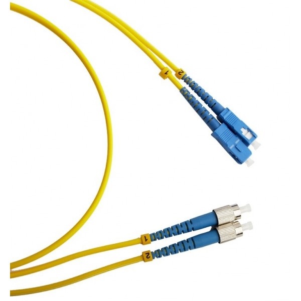 Patch fibra - Patch cord FC/UPC la SC/UPC SM 2m Duplex, AFL Hyperscale, pro-networking.ro
