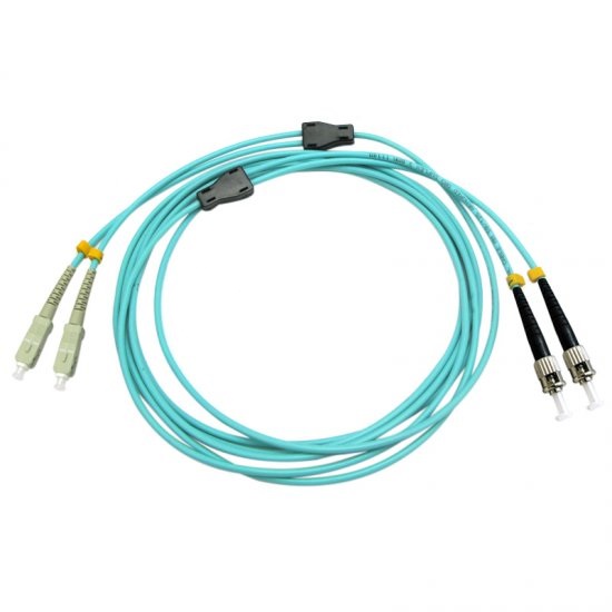 Patch fibra - Patch cord SC/UPC la ST/UPC OM4 10m Duplex, AFL Hyperscale, pro-networking.ro