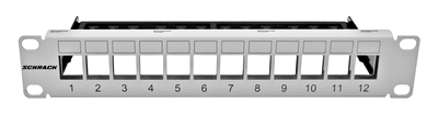 Modular - Patch panel modular, 12 module RJ45 TOOLLESS, Schrack, pro-networking.ro