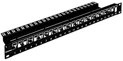 Modular - Patch panel modular 24 module RJ45 TOOLLESS, Schrack, pro-networking.ro