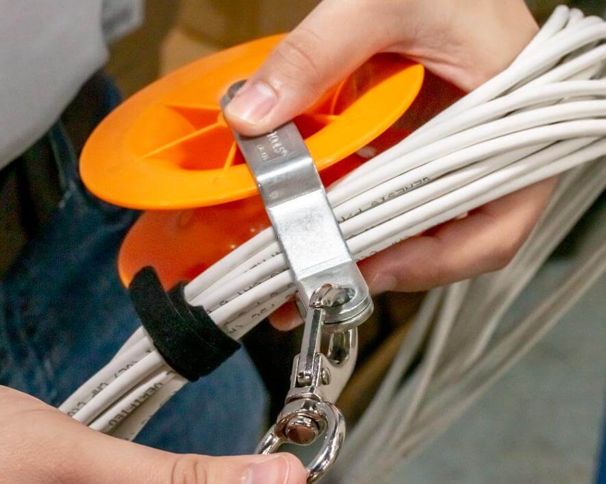 Pulling Pal Cable Installation Pulley - Low Voltage Network Cable Puller For Cat5e/6, Coax & Fire Alarm Wires