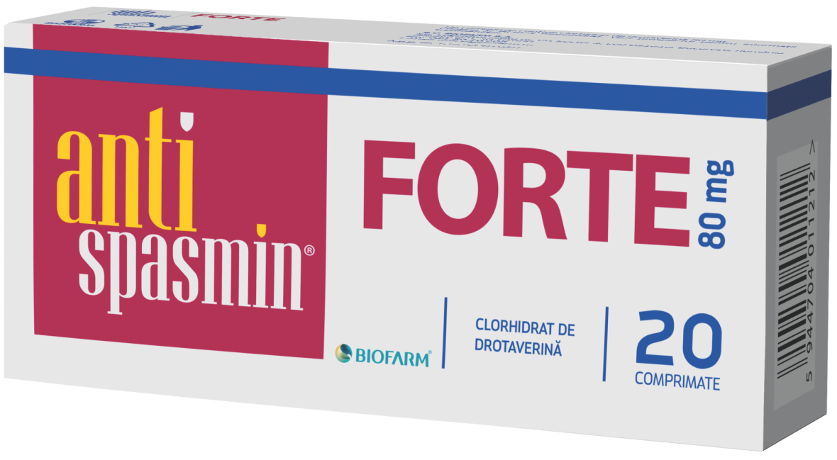 Antispasmin Forte, 20 comprimate, Biofarm
