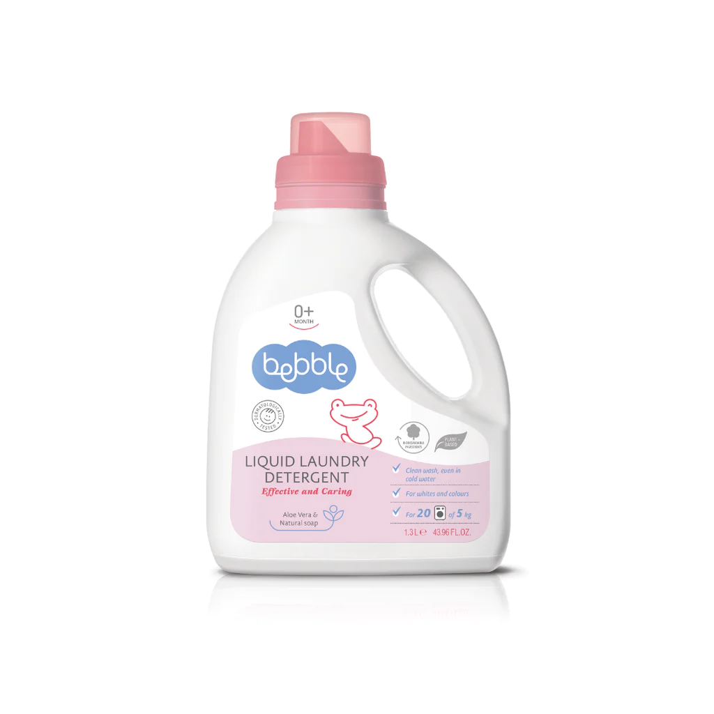 Bebble detergent lichid pentru rufe de bebelus 0+ luni, 1,3L, Pansi