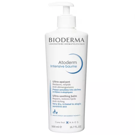 Balsam restructurant si calmant pentru piele atopica Atoderm Intensive, 500 ml, Bioderma