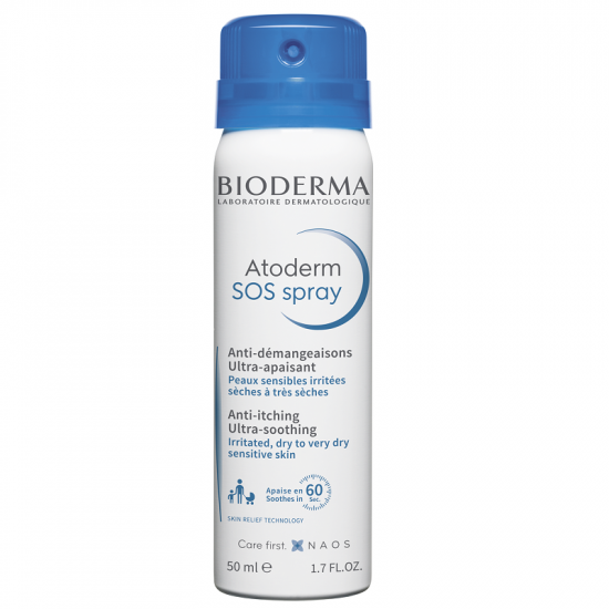Spray anti-prurit Atoderm SOS, 50 ml, Bioderma