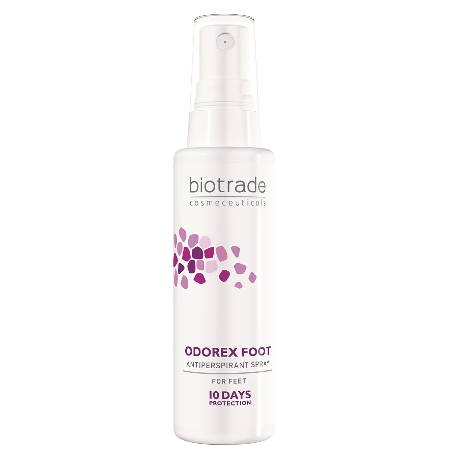 Odorex Foot, Spray antiperspirant impotriva transpiratiei excesive 50 ml, Biotrade