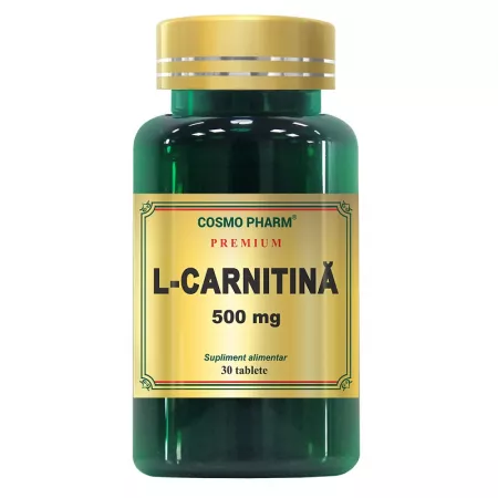L-Carnitina 500 mg, 30 tablete, Cosmo Pharm