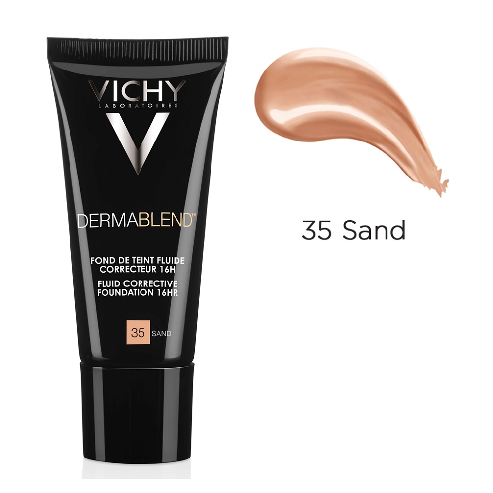 Fond de ten Vichy Dermablend 16h, 35 Sand, 30 ml