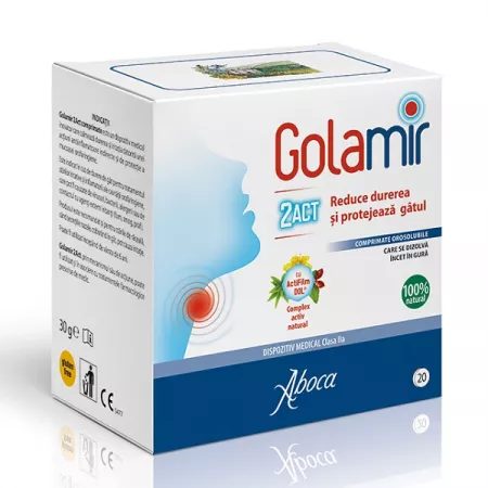 Golamir 2Act, 20 comprimate orosolubile, Aboca