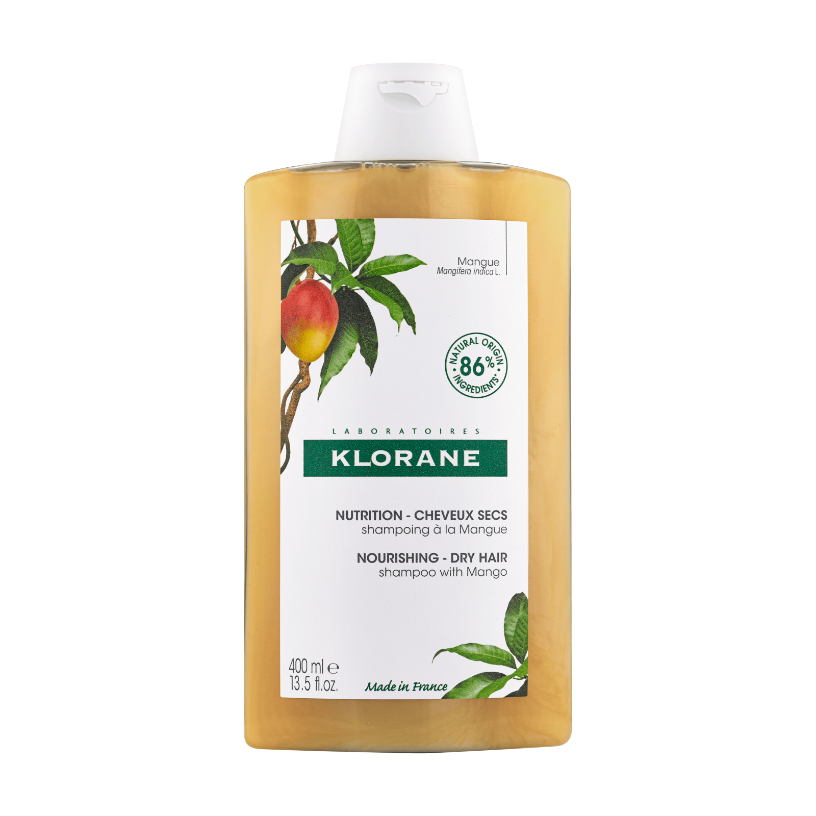 Sampon Klorane cu extract de mango pentru par uscat, 400ml