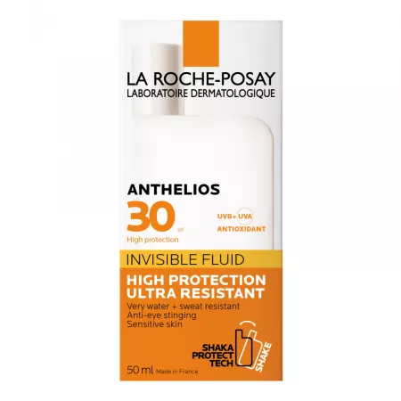 Fluid invizibil Anthelios SPF 30+, 50 ml, La Roche-Posay