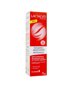 Lactacyd Gel pentru igienă intimă ANTIFUNGAL, 250ml