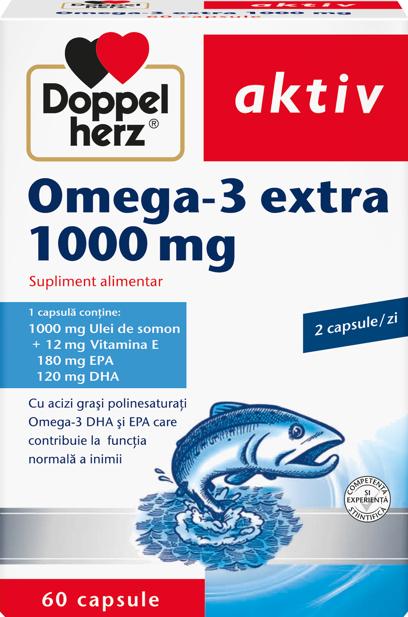 Omega-3 extra 1000 mg, 60 capsule, Doppelherz