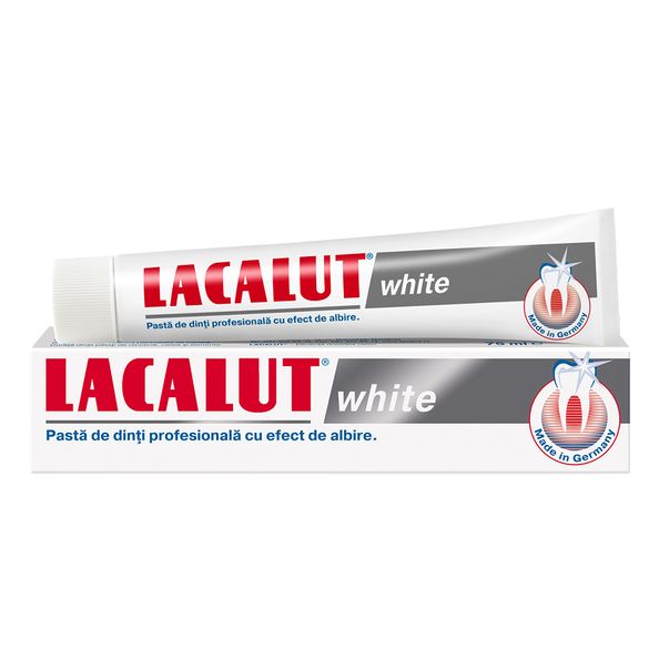 Pasta de dinti Lacalut White, 75 ml Zdrovit