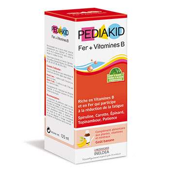 Fier+Vitamina B sirop, 125ml, Pediakid
