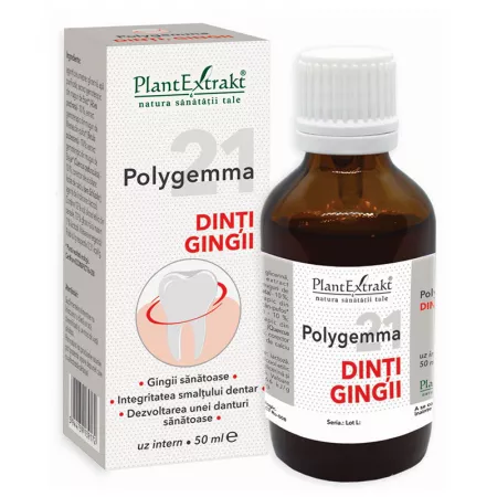 Polygemma 21 Dinti, Gingii 50 ml, PlantExtrakt