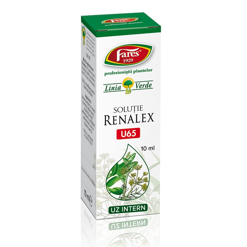 Renalex solutie U65, 10 ml, Fares