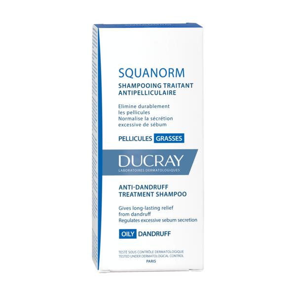 Sampon pentru matreata grasa Ducray Squanorm, 200 ml