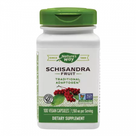 Schizandra Fruit Natures Way, 100 capsule, Secom