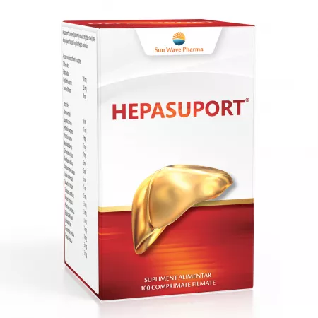 Hepasuport, 100 comprimate filmate, Sun Wave Pharma 