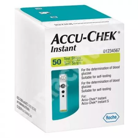 Accu-Chek Instant Teste glicemie, 50 bucati
