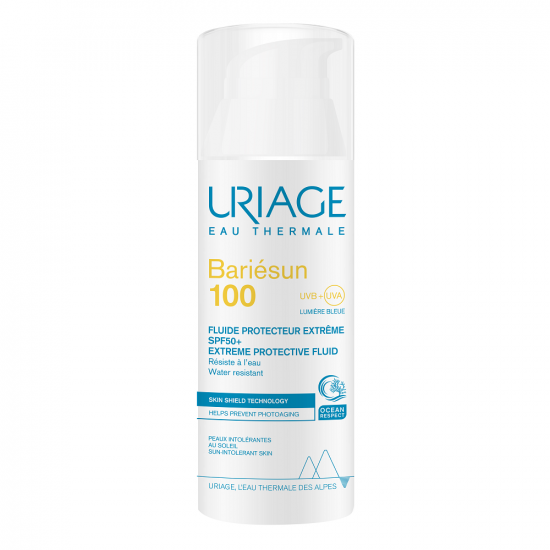 Fluid protectie extrema Bariesun 100 SPF 50+, 50 ml, Uriage