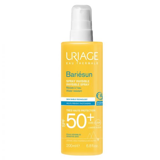 Spray protectie solara fata si corp SPF 50+ Bariesun, 200 ml, Uriage