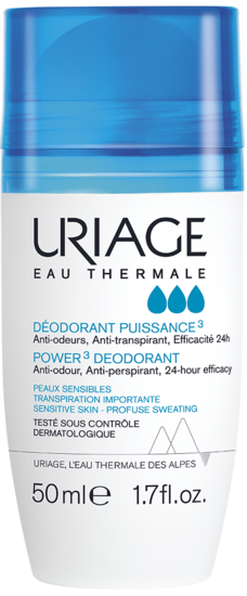 Deodorant roll-on antiperspirant, 50ml, Uriage