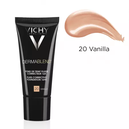 Fond de ten Vichy Dermablend 20 Vanilla, 30ml