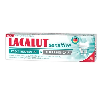 Pasta de dinti Sensitive Whitening, Lacalut, 75 ml, Zdrovit