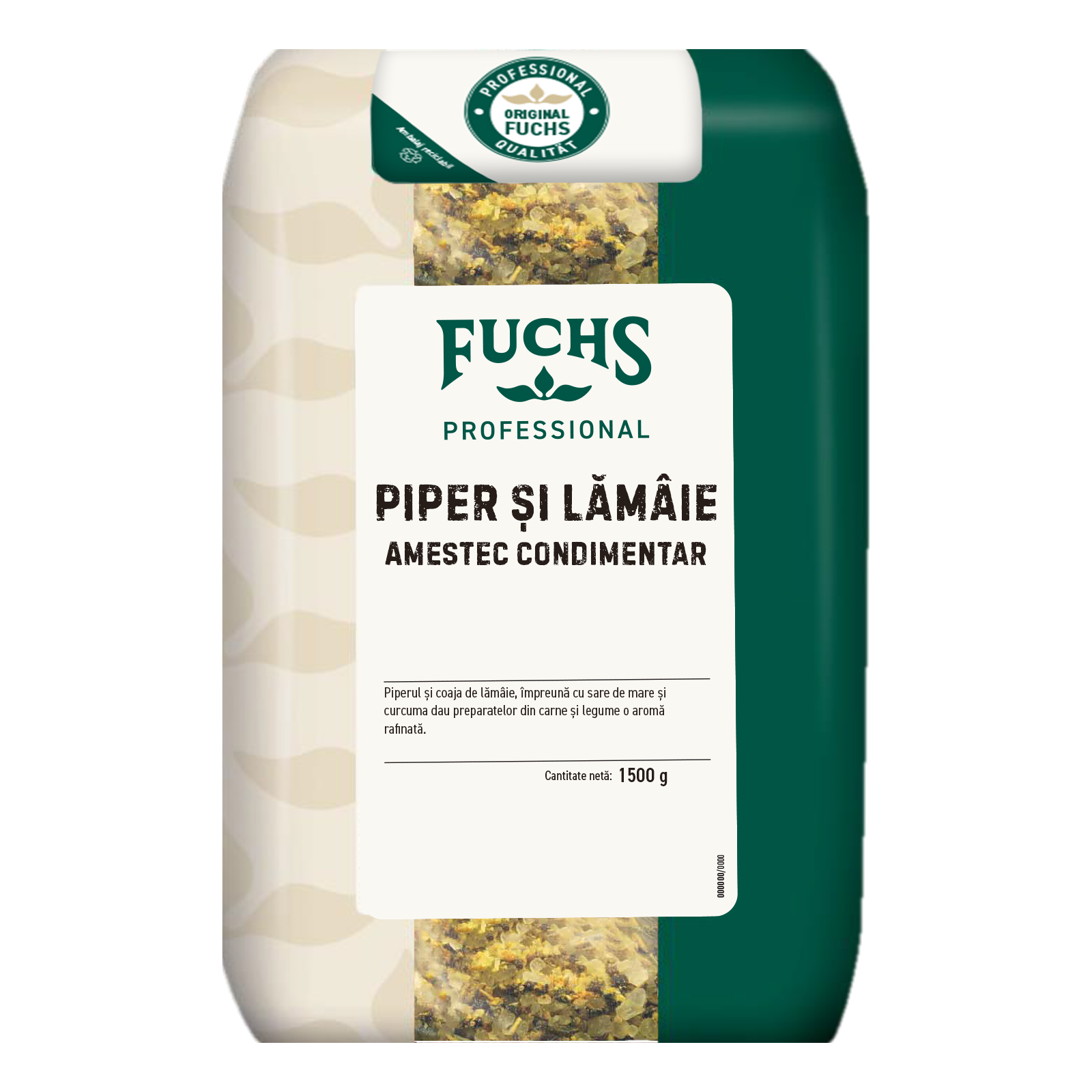 Amestec condimentar cu piper si lamaie, fuchs, 1500 g Fuchs